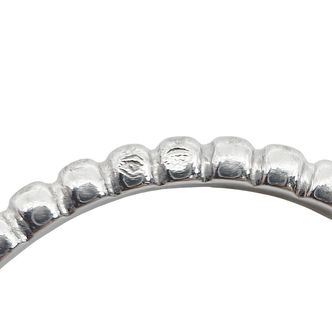 Van Cleef & Arpels ヴァンクリーフ&アーペル ペルレ ゴールドパール リング スモールモデル Au750 ホワイトゴールド 2.3g 55(約14号)