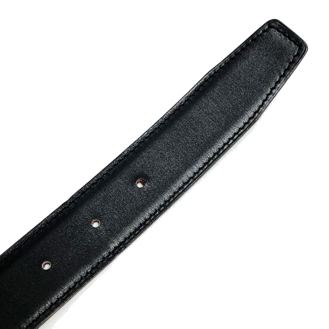 HERMES エルメス コンスタンス Hベルト レザー リバーシブル ブラック/ブラウン シルバー金具 65 □D刻印（2000年製造）