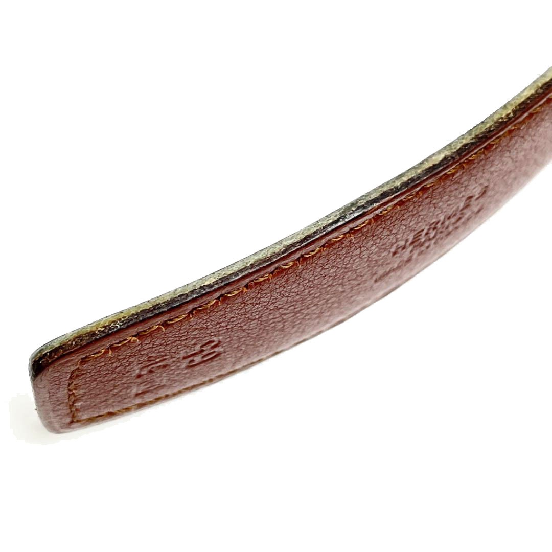 HERMES エルメス コンスタンス Hベルト レザー リバーシブル ブラック/ブラウン シルバー金具 65 □D刻印（2000年製造）