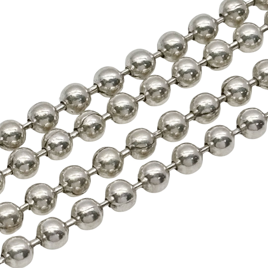 TIFFANY&Co. ティファニー リターントゥ ティファニー ネックレス オーバルプレート ボールチェーン 約81cm シルバー925 M19278
