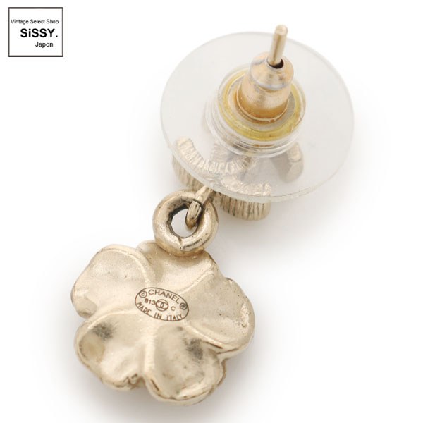 ■シャネル■ カメリア ピアス ゴールド B13C 【CHANEL】