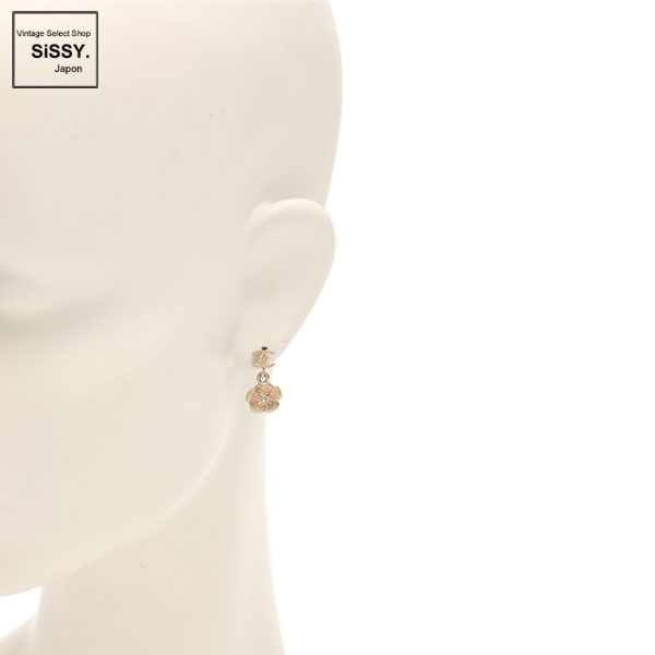 ■シャネル■ カメリア ピアス ゴールド B13C 【CHANEL】