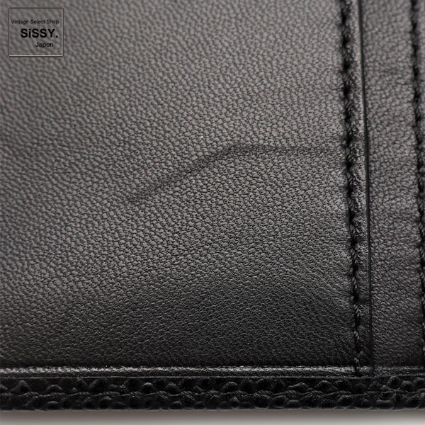 CHANEL 財布 キャビアスキン 三つ折り財布 CC 型押しココマーク CHANEL/シャネル】キャビアスキン CC 型押しココマーク Wホック