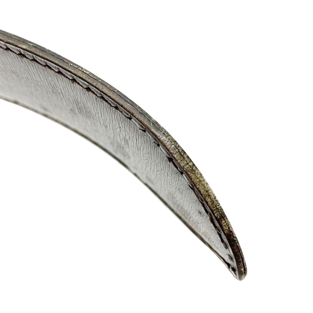 HERMES エルメス コンスタンス Hベルト レザー リバーシブル ブラック/ブラウン ゴールド金具 ヴィンテージ ○M刻印（1983年頃製造）