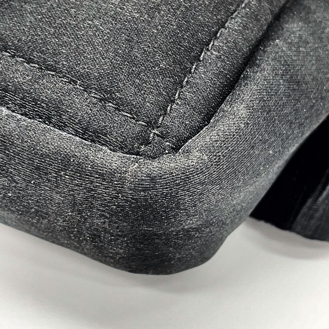 CHANEL シャネル スポーツライン チョコバー リュックサック バックパック サテン ナイロン ブラック 10番台