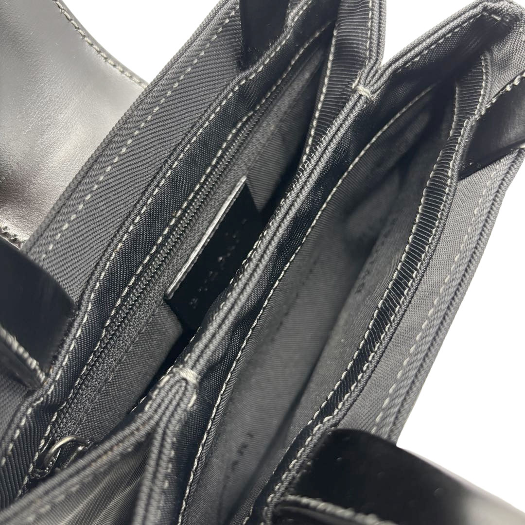 BVLGARI ブルガリ ミニハンドバッグ ナイロン/レザー ブラック