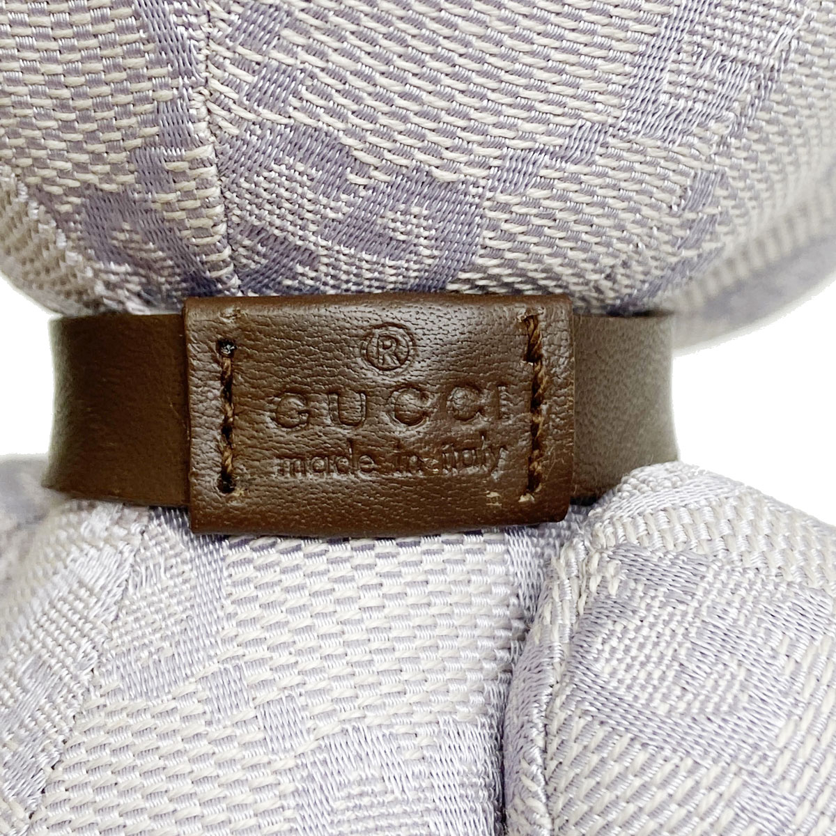 GUCCI グッチ テディーベア ぬいぐるみ 人形 GGキャンバス パープル