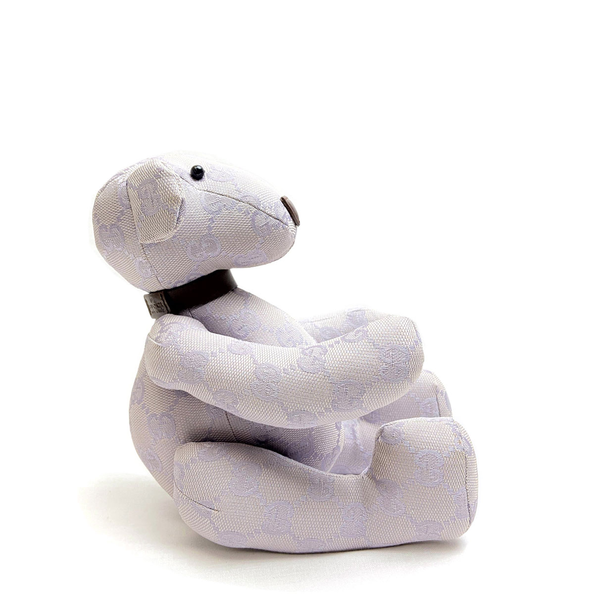 GUCCI グッチ テディーベア ぬいぐるみ 人形 GGキャンバス パープル