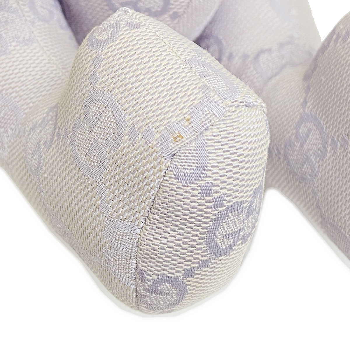 GUCCI グッチ テディーベア ぬいぐるみ 人形 GGキャンバス パープル