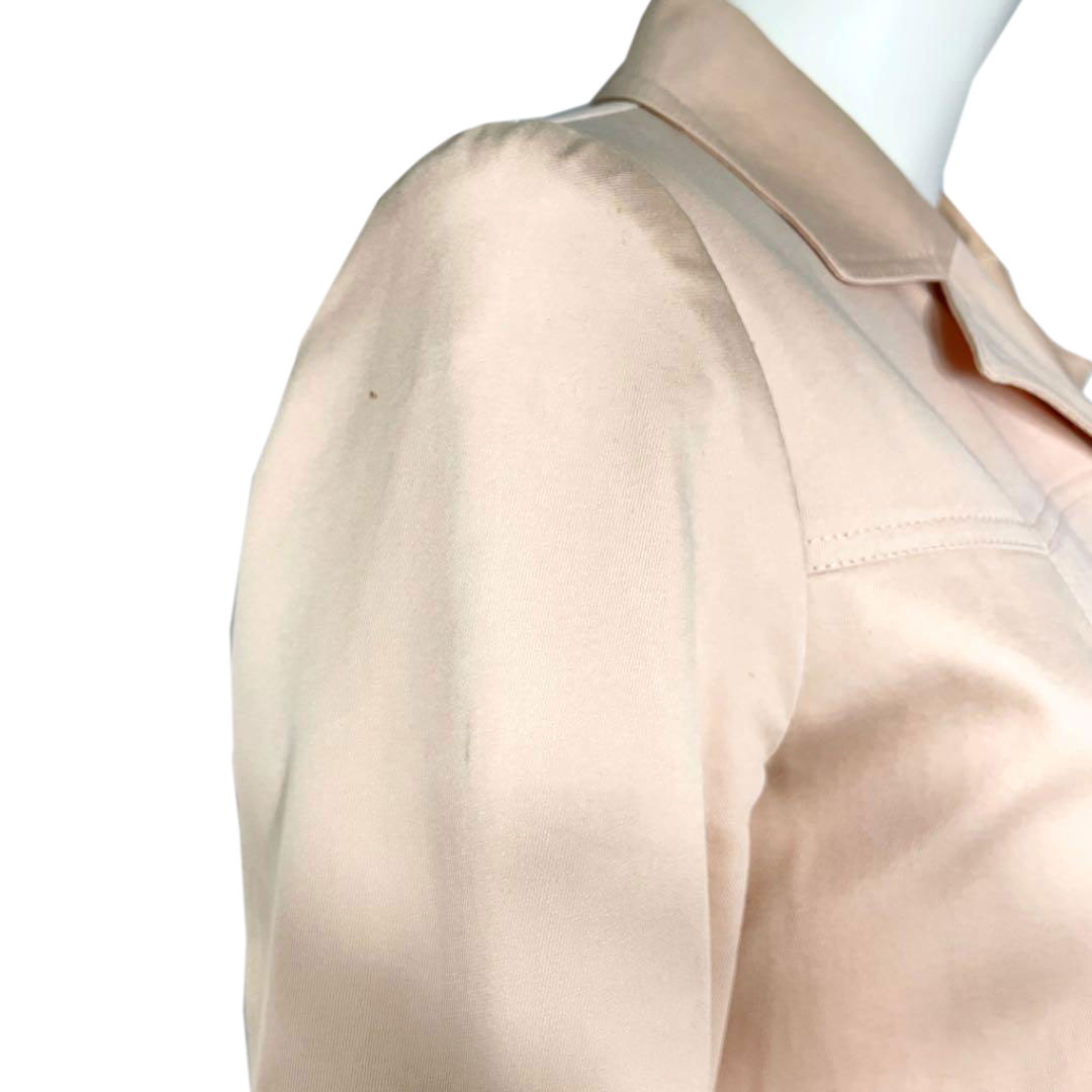 CHANEL シャネル ジャケット コットン ピンクベージュ 02P レディース 38