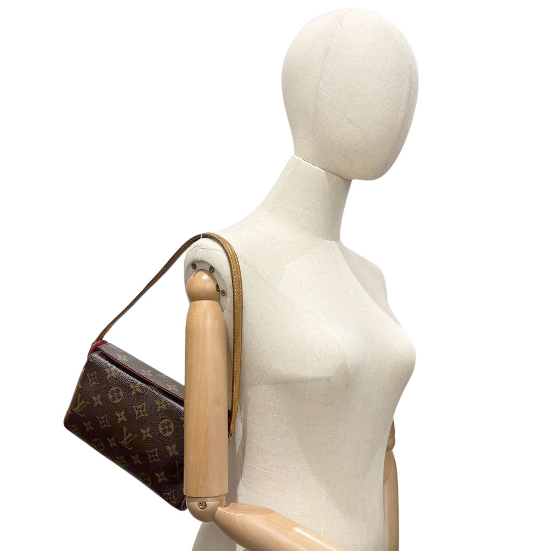 LOUIS VUITTON ルイヴィトン レシタル ハンドバッグ ショルダーバッグ モノグラム M51900