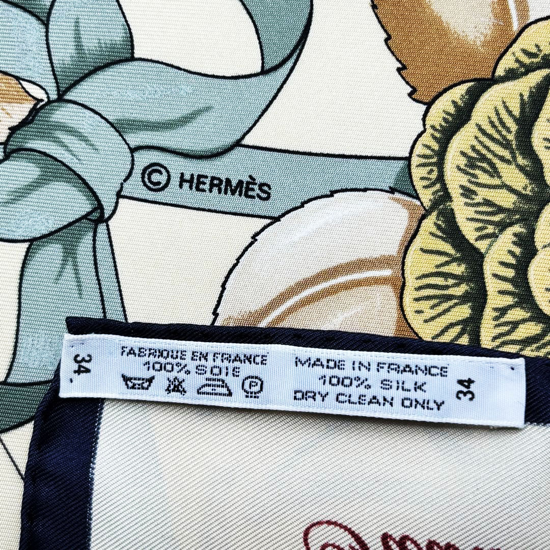 HERMES エルメス スカーフ カレ90 『Fleurs de L'Opera(オペラの花