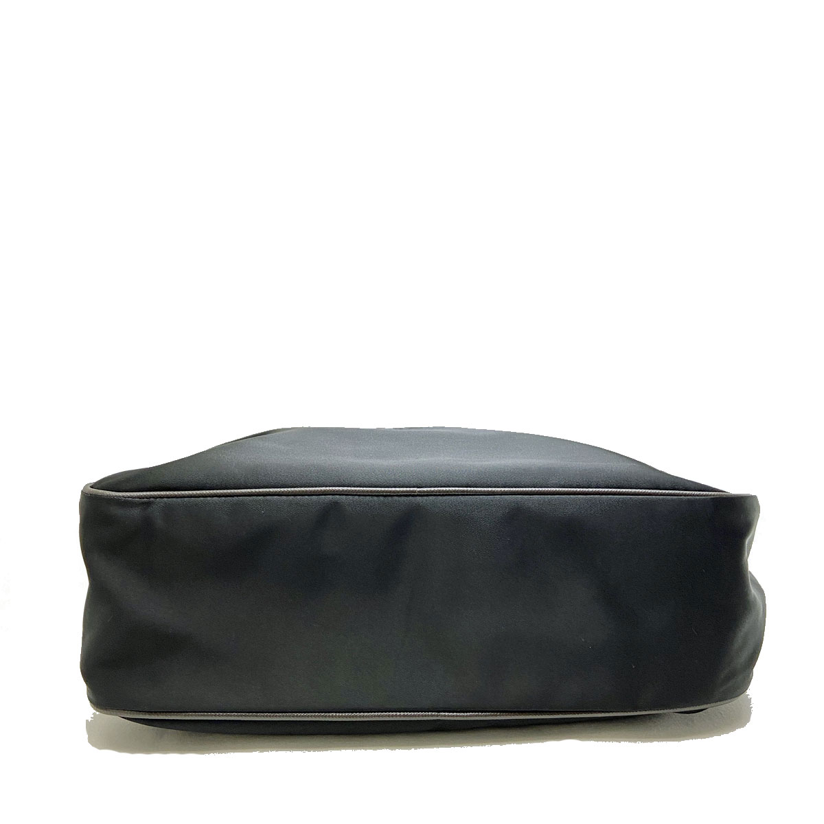 PRADA プラダ ロゴ ナイロン 斜め掛けショルダーバッグ ブラック/ブラウン VA0772