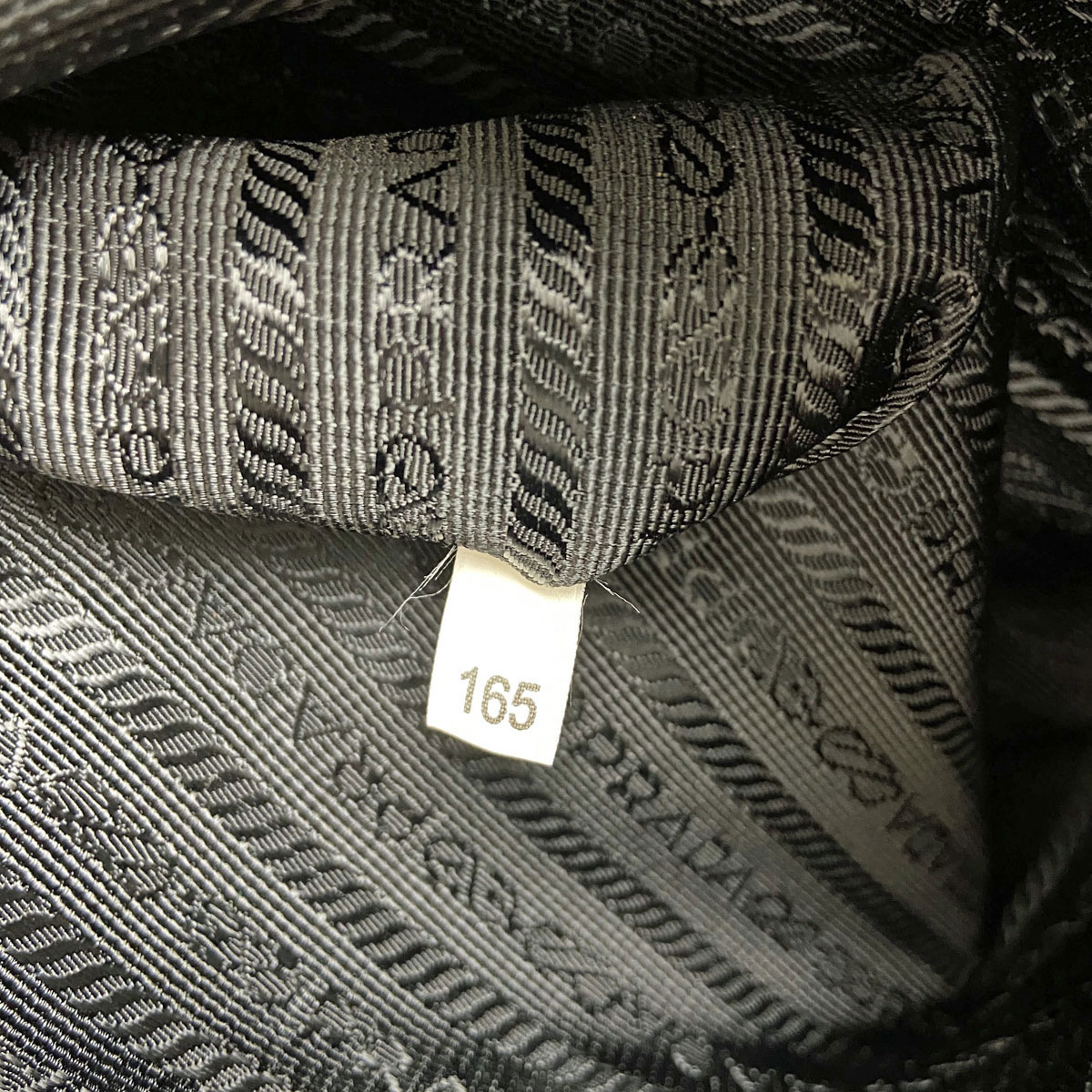 PRADA プラダ ロゴ ナイロン 斜め掛けショルダーバッグ ブラック/ブラウン VA0772