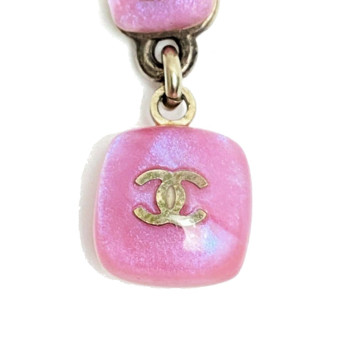CHANEL シャネル ピアス ココマーク ピンク レジン 06P | アクセサリー