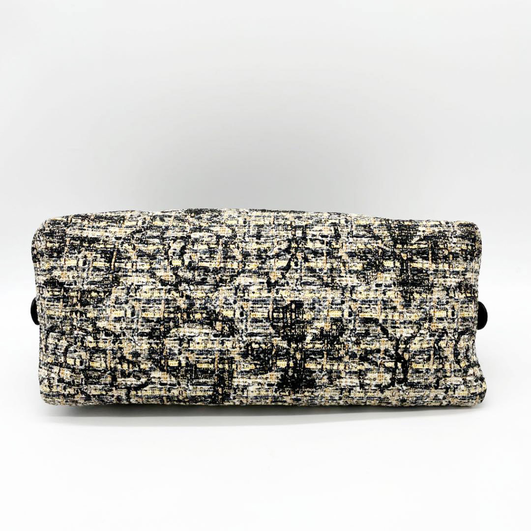 【ノワールクローバー】CHANEL ショルダーバッグ ツイード CHANEL シャネル ワンショルダーバッグ ツイード レザー