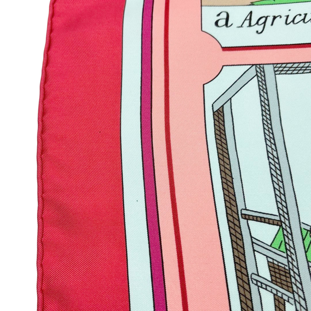 HERMES エルメス スカーフ カレ90 『L'ALPHABET DES METIERS