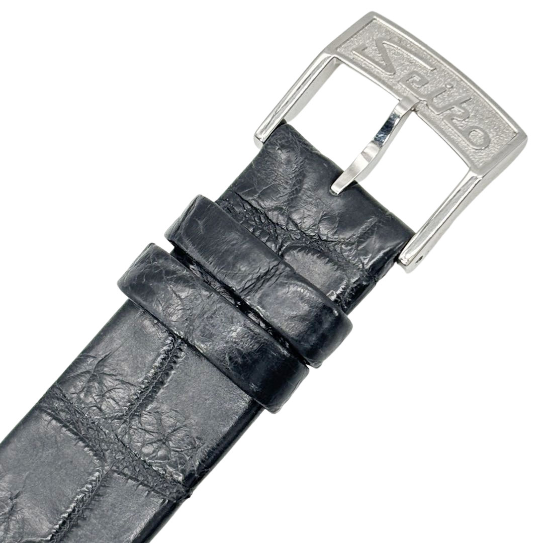 SEIKO キングセイコー メンズ腕時計 創業140周年記念 3000本限定 シルバー AT SS/革 シルバー/ブラック SDKA001