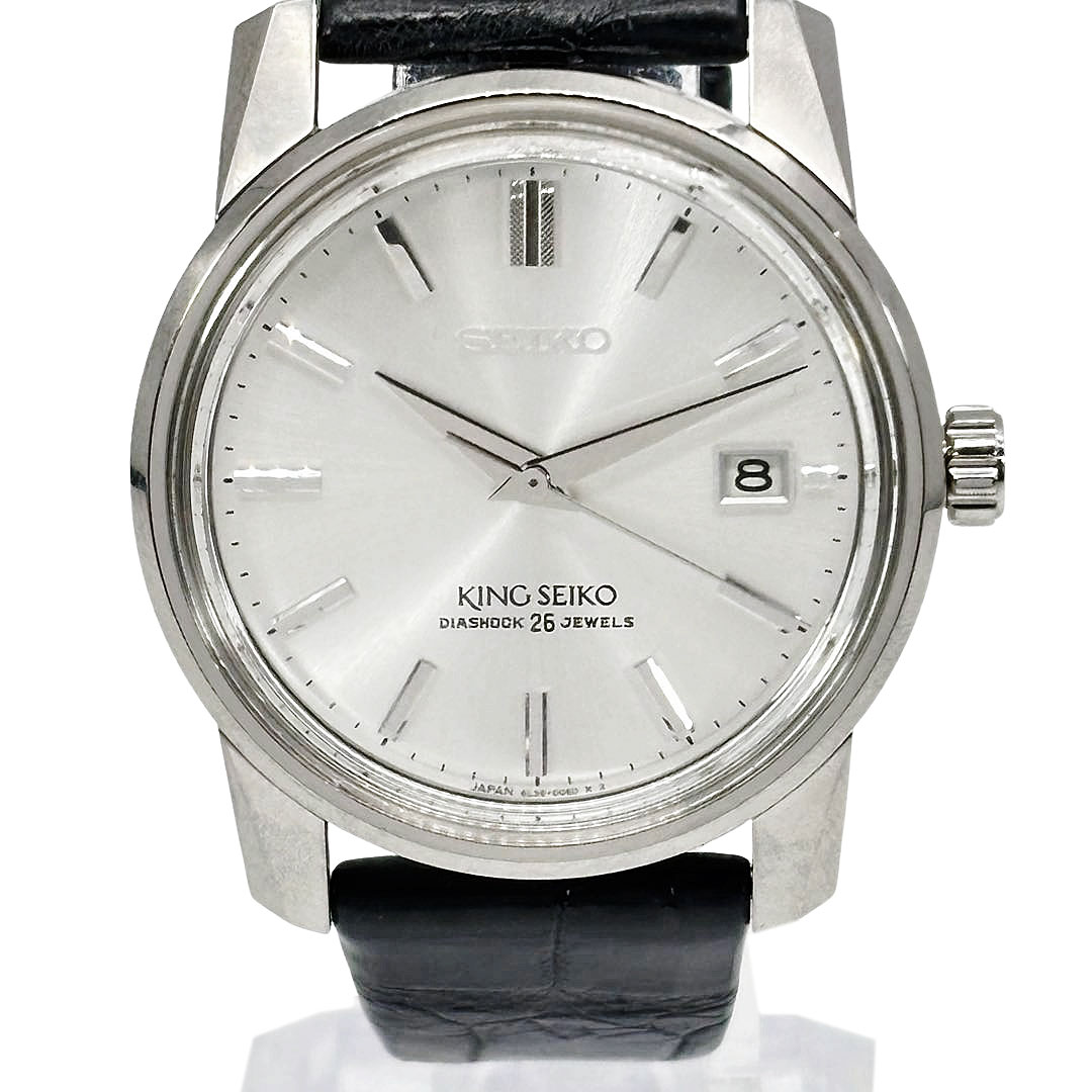SEIKO キングセイコー メンズ腕時計 創業140周年記念 3000本限定 シルバー AT SS/革 シルバー/ブラック SDKA001