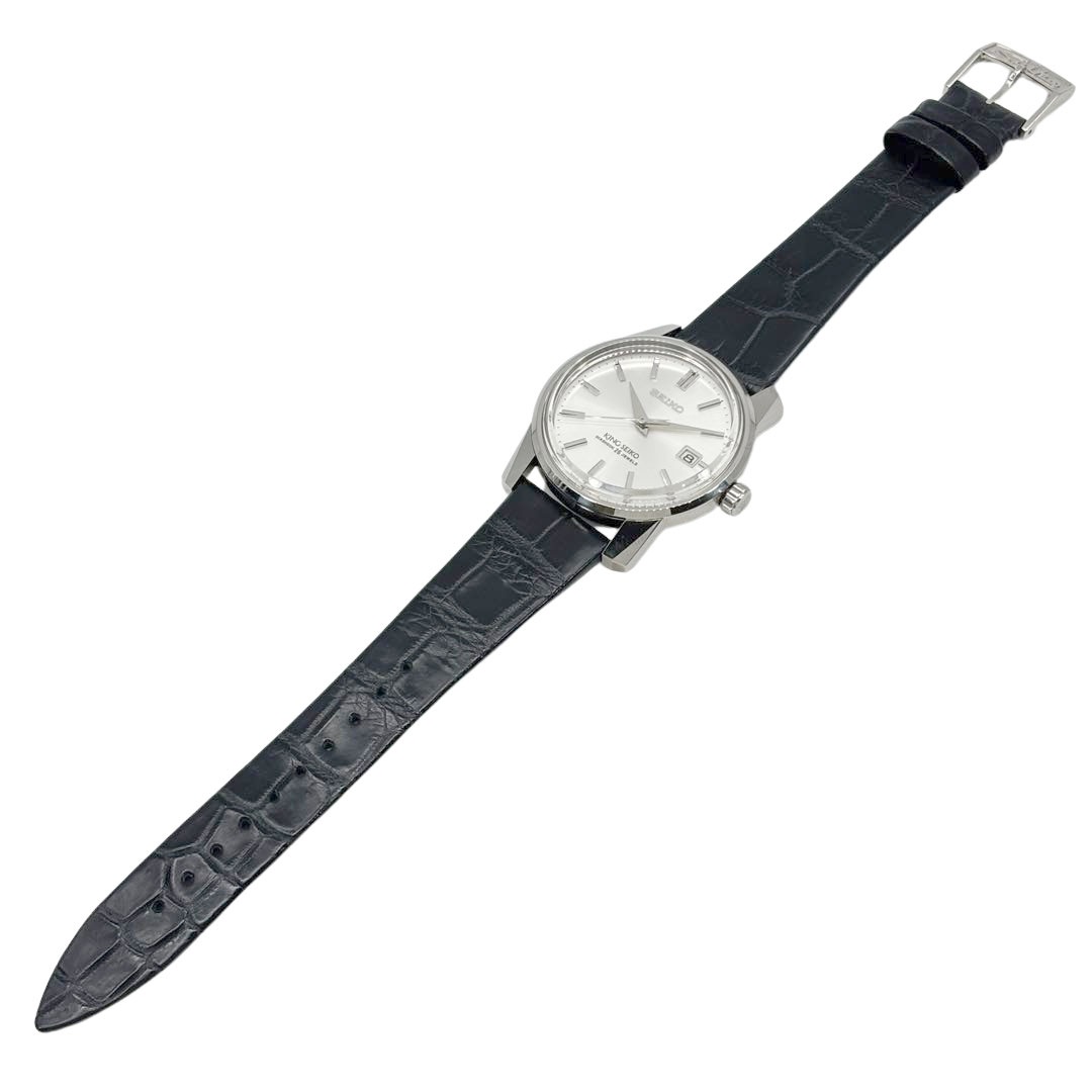 SEIKO キングセイコー メンズ腕時計 創業140周年記念 3000本限定 シルバー AT SS/革 シルバー/ブラック SDKA001