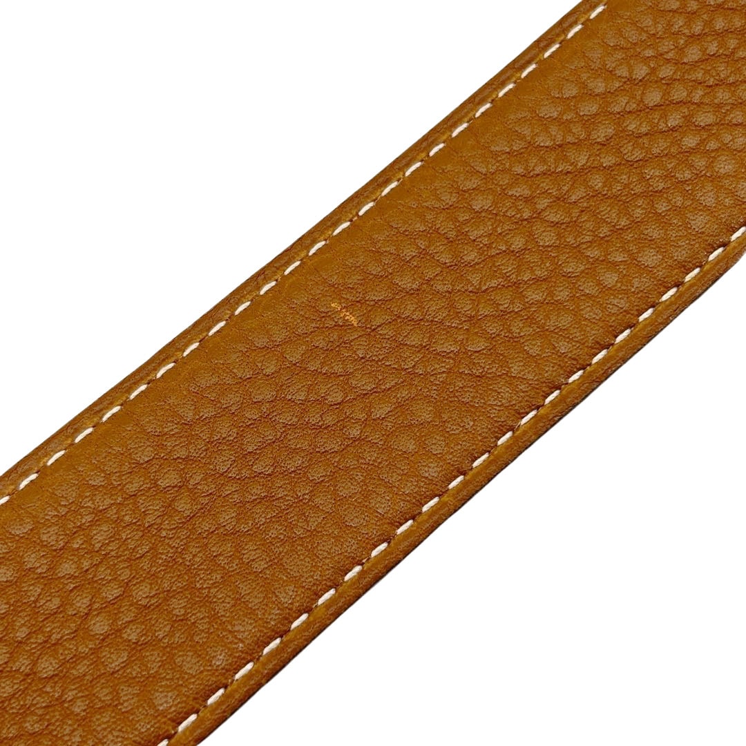 HERMES エルメス Hベルト コンスタンス 90 リバーシブル ボックスカーフ/トリヨンクレマンス ブラック/ゴールド/シルバー金具 □J刻印