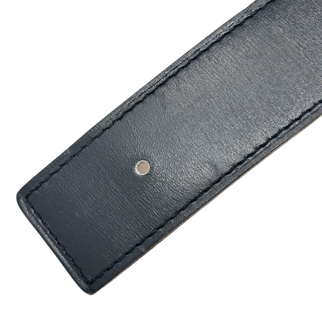 HERMES エルメス Hベルト コンスタンス 90 リバーシブル ボックスカーフ/トリヨンクレマンス ブラック/ゴールド/シルバー金具 □J刻印