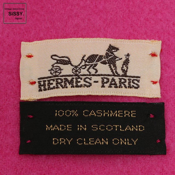 □エルメス□ マフラー カシミヤ100% ピンク 【HERMES】 | 小物