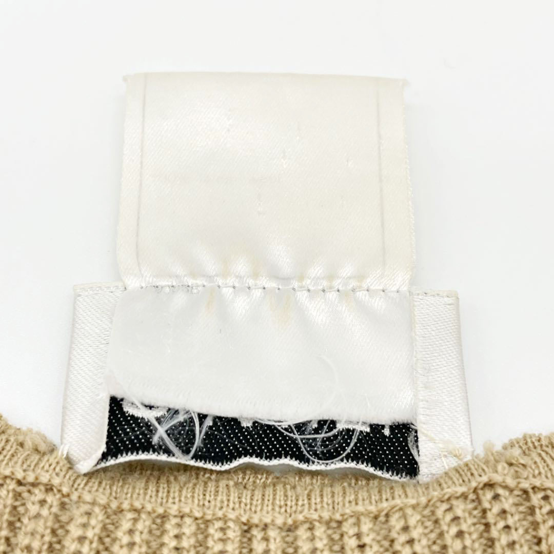 CHANEL シャネル ノースリーブ トップス 38 ウール ベージュ 99A