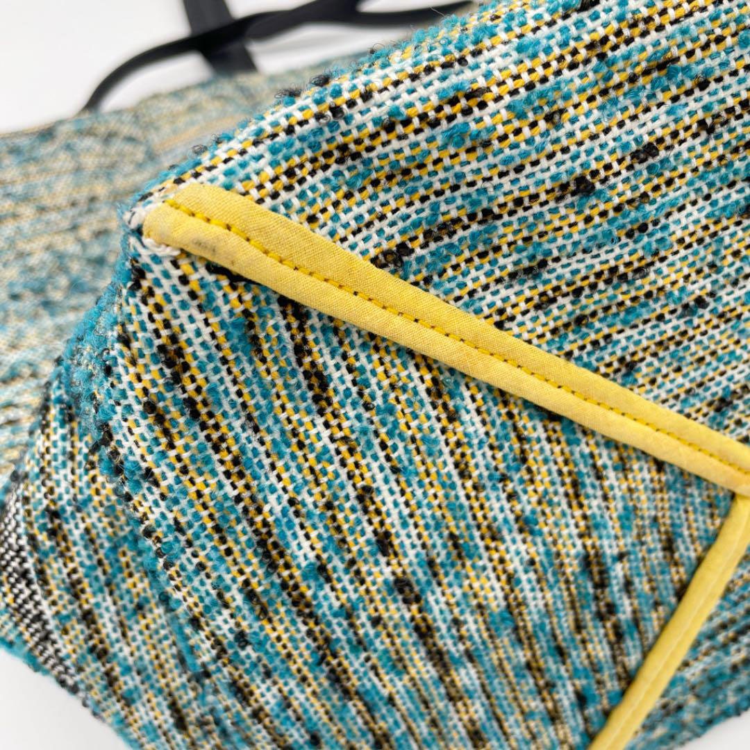 CELINE セリーヌ トートバッグ カバファントム ミディアム ツイード レザー ミレニアムコレクション グリーン系マルチカラー 171052BAF.07BL