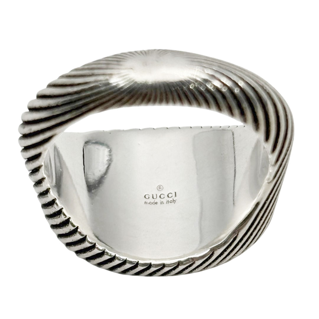 GUCCI グッチ GGマーモント リング 指輪 #12(約11号) Ag925 シルバー 10.0g