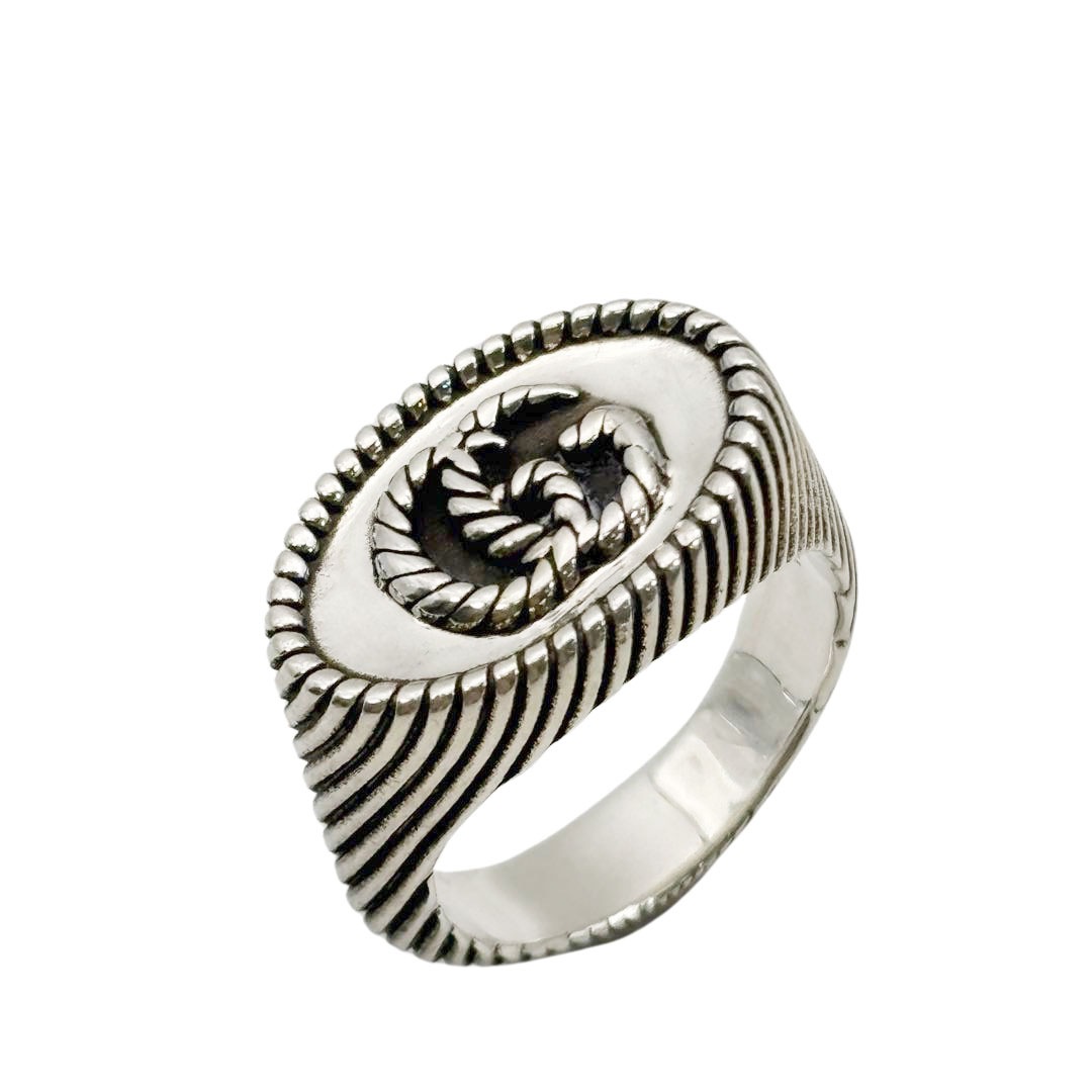 GUCCI グッチ GGマーモント リング 指輪 #12(約11号) Ag925 シルバー 10.0g