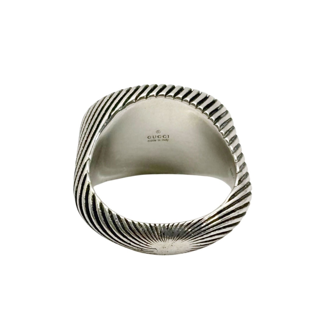 GUCCI グッチ GGマーモント リング 指輪 #12(約11号) Ag925 シルバー 10.0g