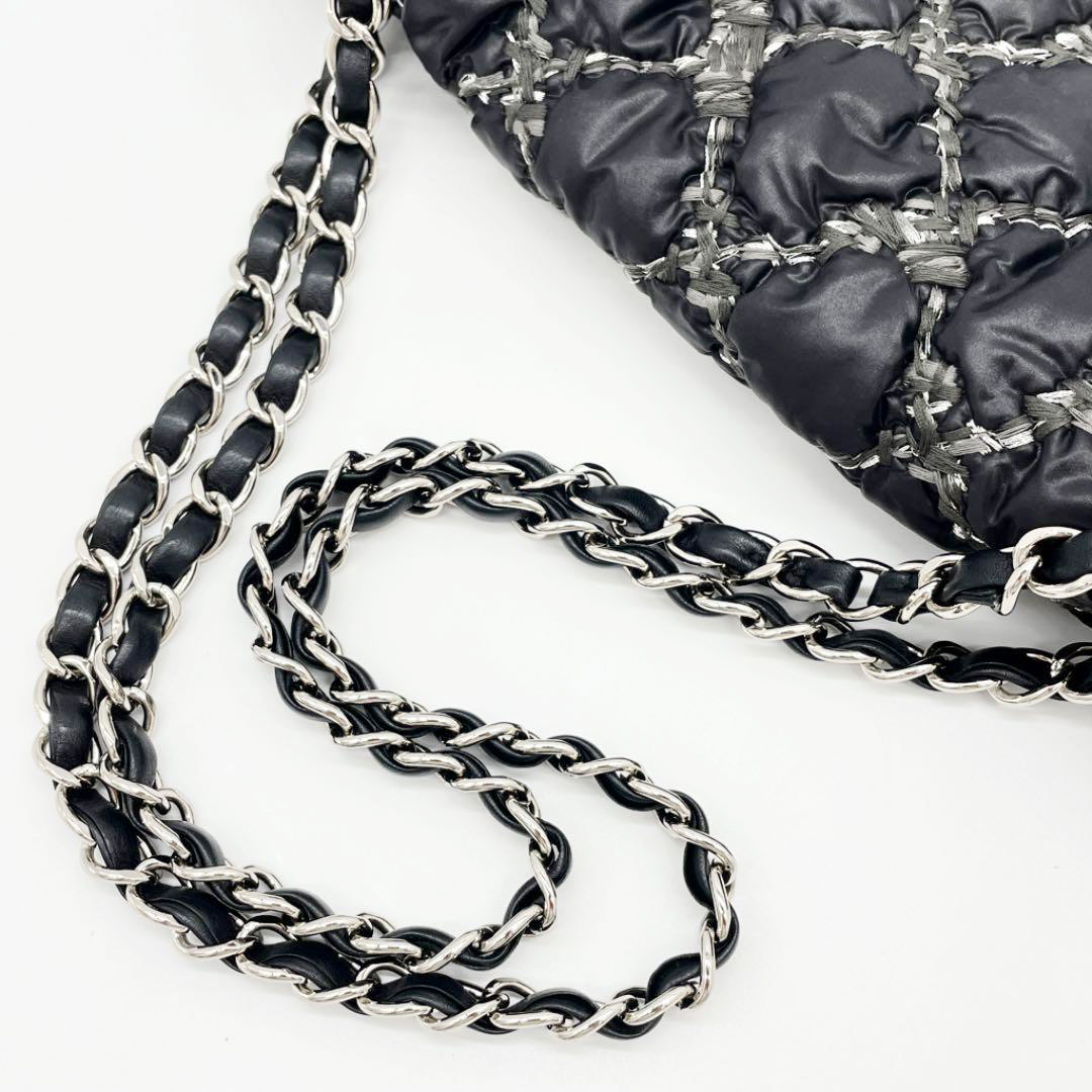 CHANEL シャネル チェーンショルダーバッグ パリビザンス ナイロン
