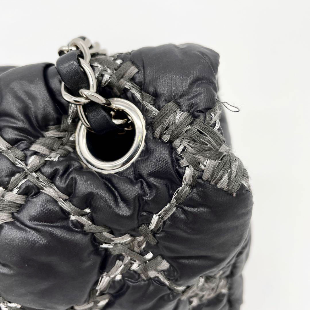 CHANEL(シャネル) ショルダーバッグ美品  パリビザンス/マトラッセ A50629 黒×グレー×シルバー チェーンショルダー/シルバー金具 CHANEL - CHANEL(シャネル) ショルダーバッグ美品 パリビザンス