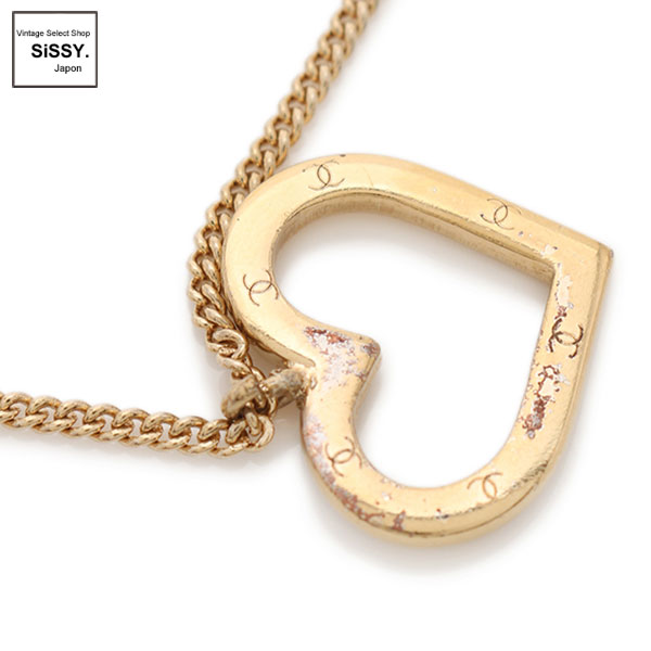 ■シャネル■ ココマーク ネックレス ゴールド ハートモチーフ 04P【CHANEL】