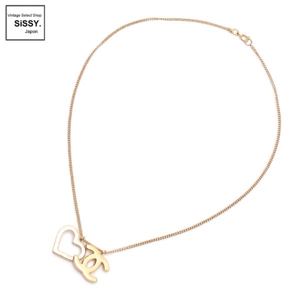 ■シャネル■ ココマーク ネックレス ゴールド ハートモチーフ 04P【CHANEL】