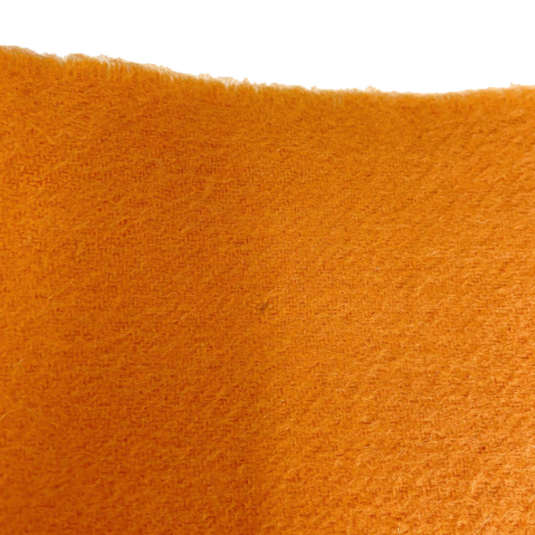 HERMES エルメス マフラー カシミヤ100％ オレンジ