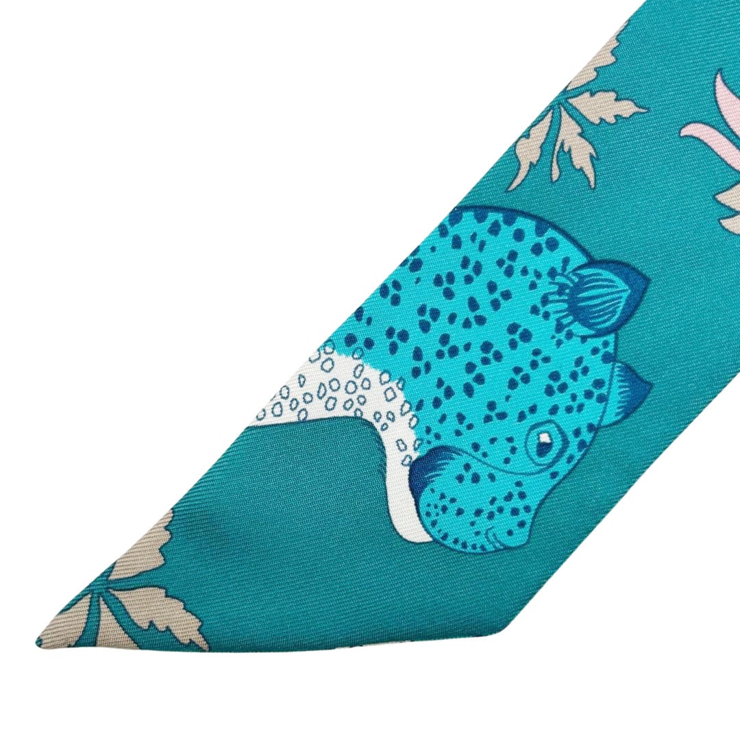 HERMES エルメス スカーフ ツイリー 『LES LEOPARDS(レオパード