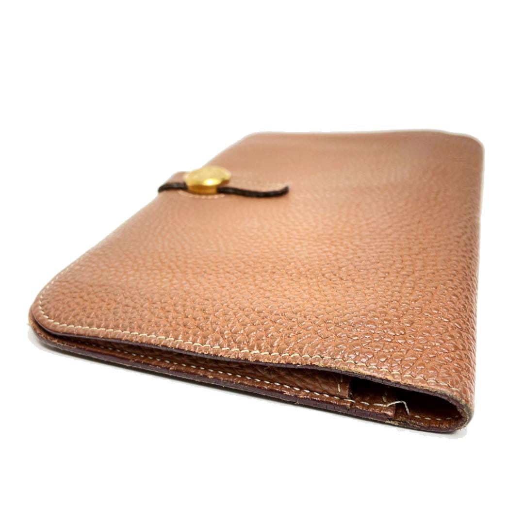 HERMES エルメス ドゴンGM 二つ折り長財布 トゴ ゴールド ゴールド金具 □M刻印（2009年頃製造）