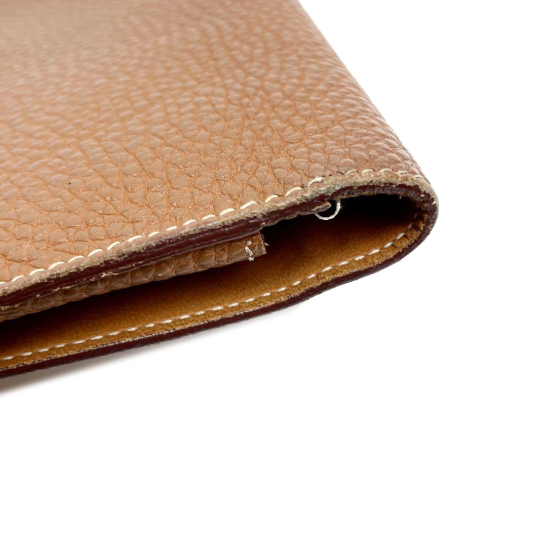 HERMES エルメス ドゴンGM 二つ折り長財布 トゴ ゴールド ゴールド金具 □M刻印（2009年頃製造）