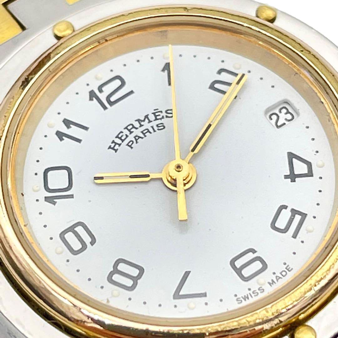 HERMES エルメス レディース腕時計 クリッパー クオーツ