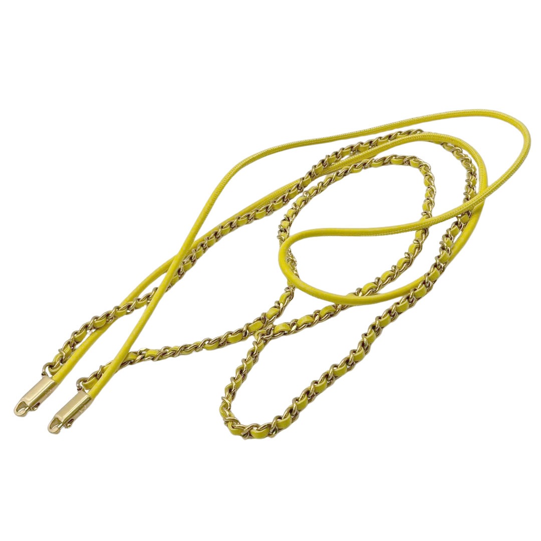 CHANEL シャネル CHANEL22 ミニ ハンドバッグ ショルダーバッグ シャイニーカーフスキン ライム/マットゴールド金具 AS3980