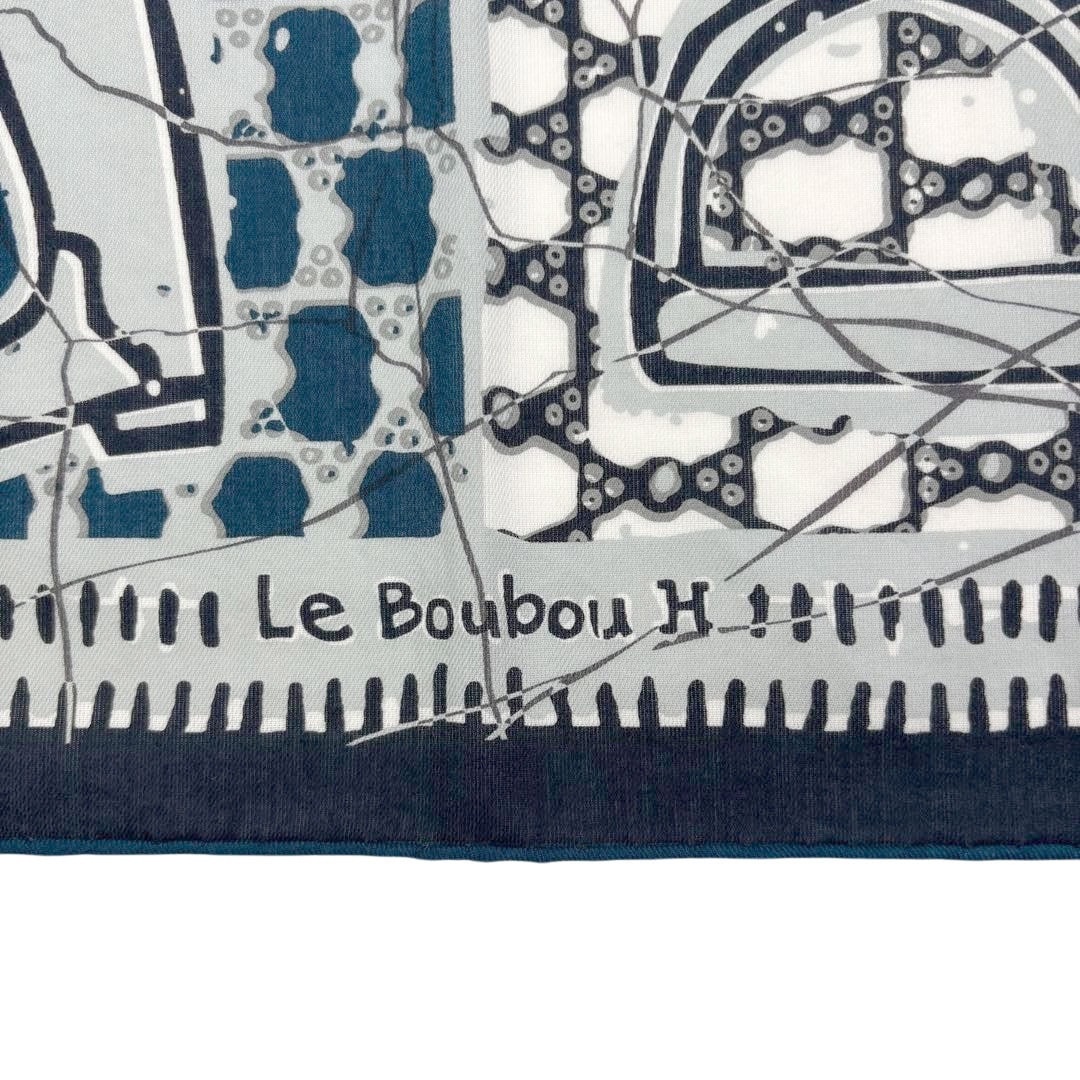 HERMES エルメス スカーフ カレ65 『Le Boubou H(ブーブーH)』コットン