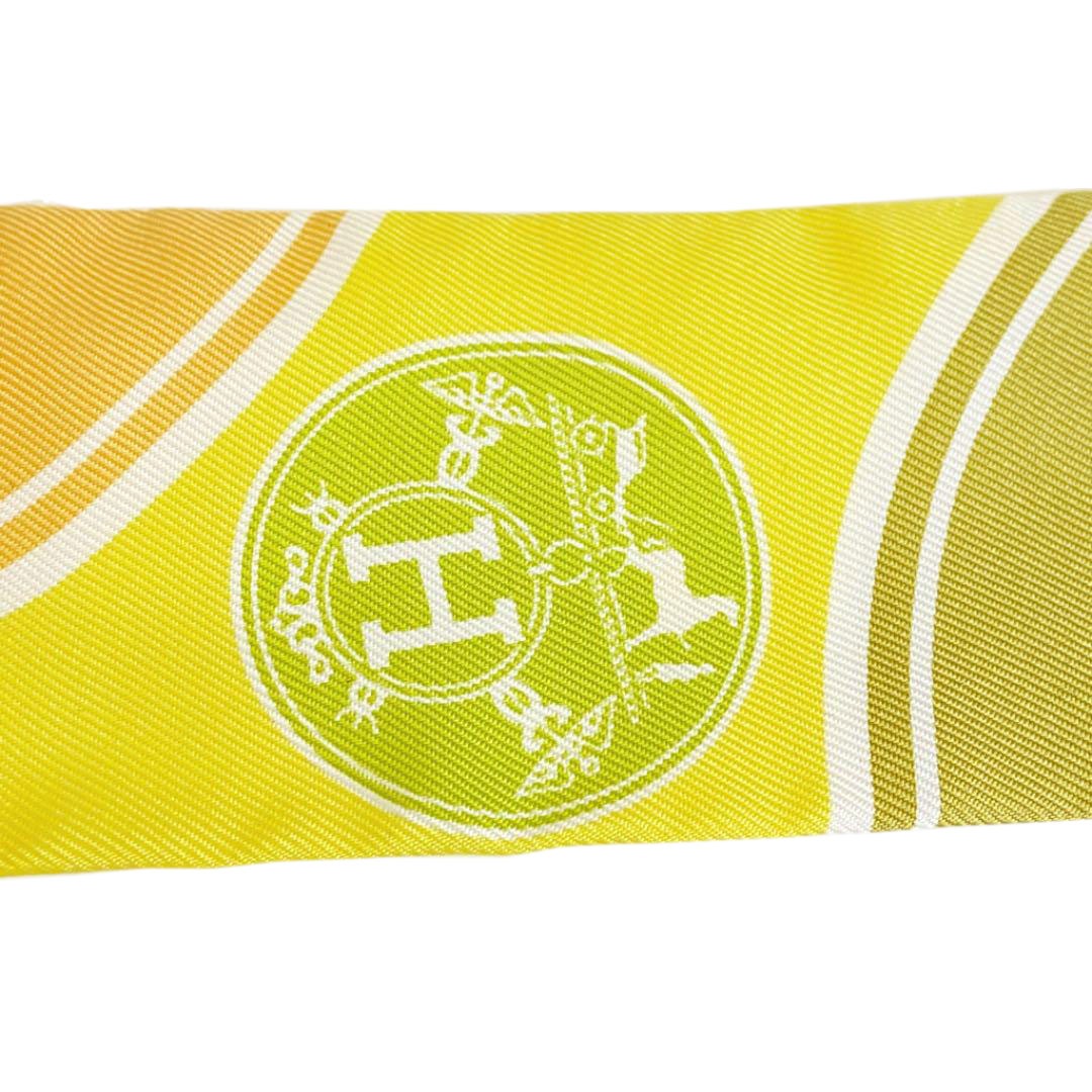 HERMES エルメス スカーフ ツイリー Hロゴ イエロー | 小物