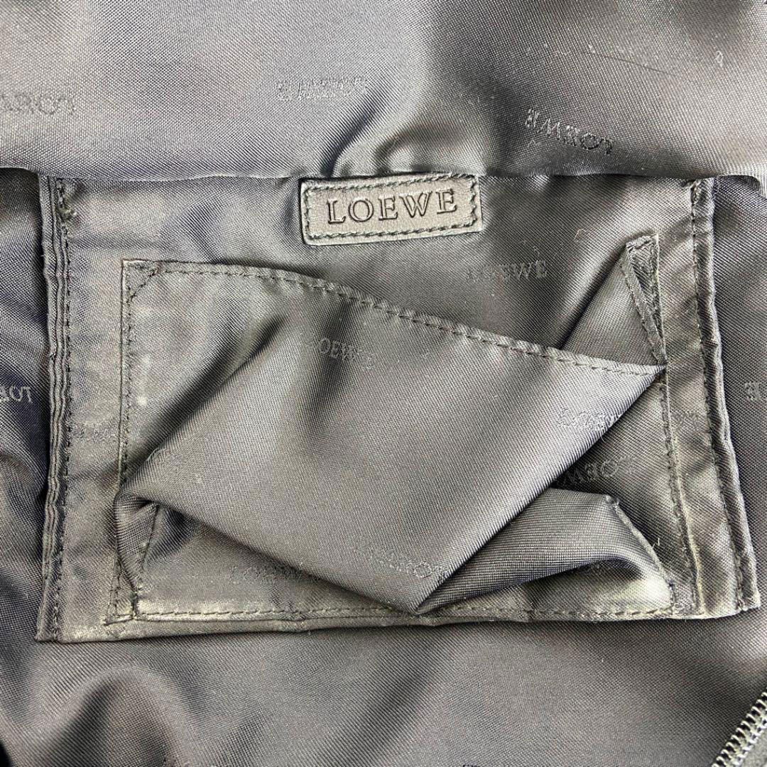 LOEWE ロエベ ナッパアイレ ハンドバッグ アナグラム ナッパレザー ブラック