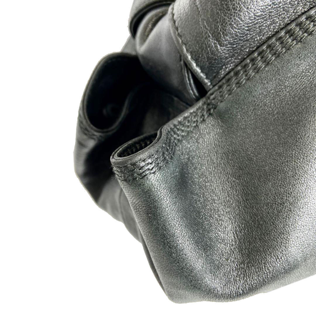 LOEWE ロエベ ナッパアイレ ハンドバッグ アナグラム ナッパレザー ブラック