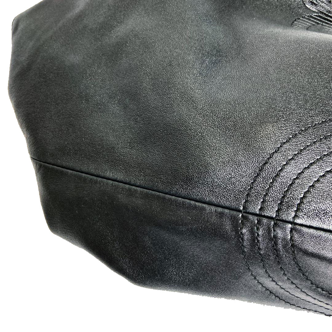LOEWE ロエベ ナッパアイレ ハンドバッグ アナグラム ナッパレザー ブラック