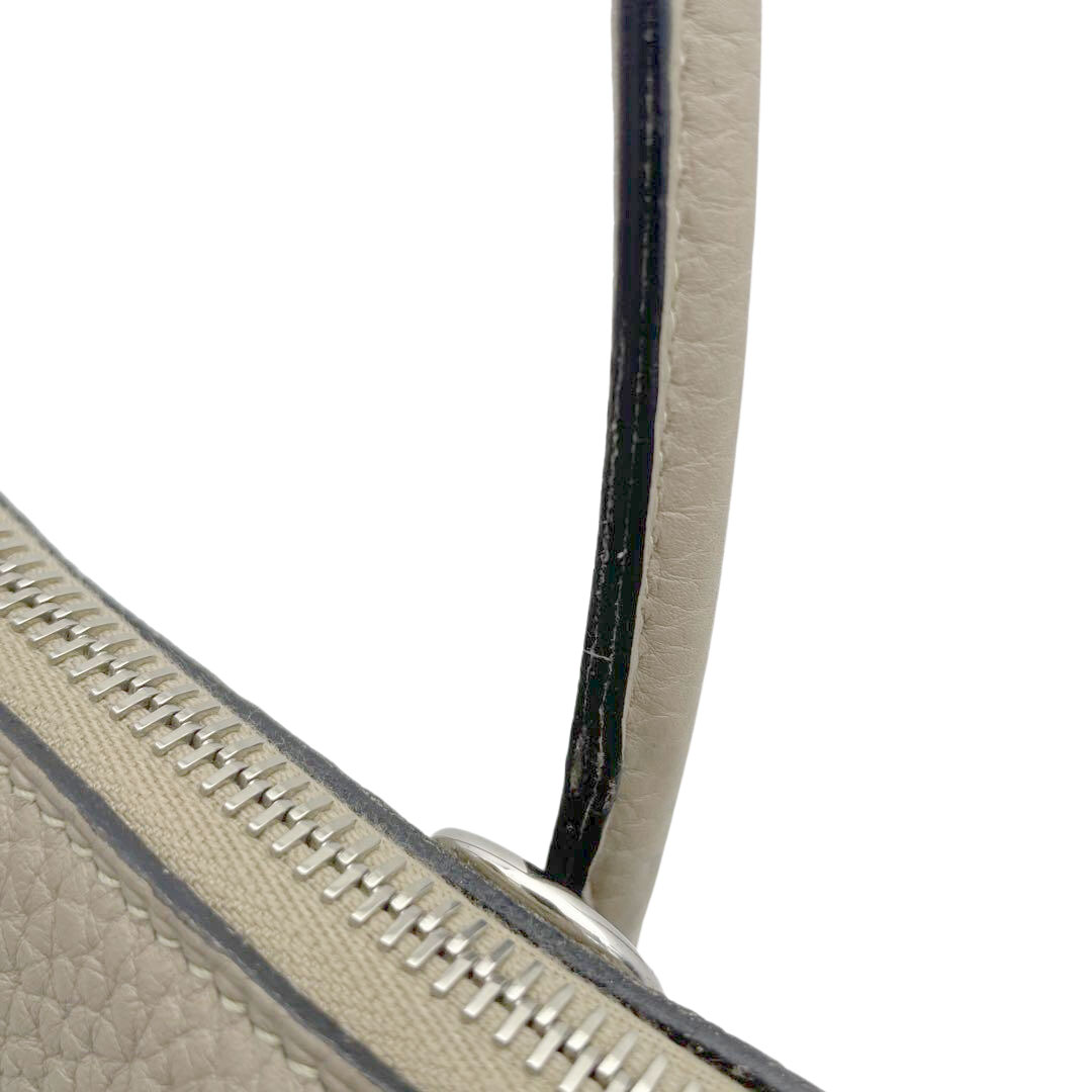 HERMES エルメス ボリード31 2WAYハンドバッグ トリヨンクレマンス トゥルティールグレー シルバー金具 □N刻印