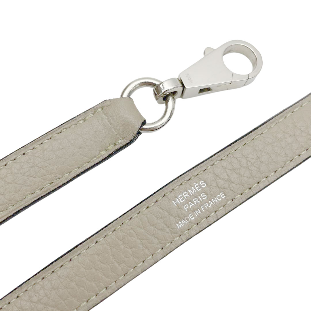 HERMES エルメス ボリード31 2WAYハンドバッグ トリヨンクレマンス トゥルティールグレー シルバー金具 □N刻印