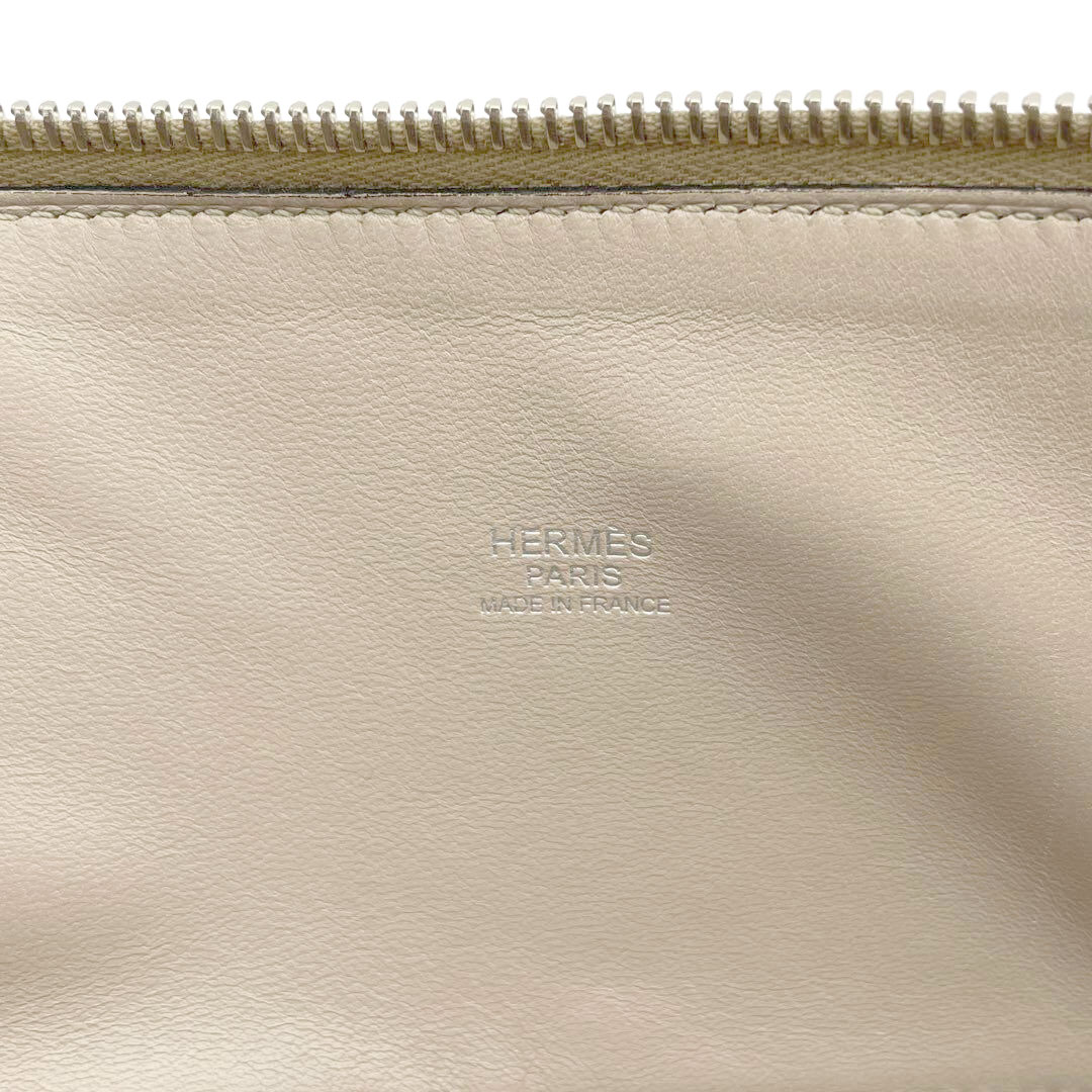 HERMES エルメス ボリード31 2WAYハンドバッグ トリヨンクレマンス トゥルティールグレー シルバー金具 □N刻印